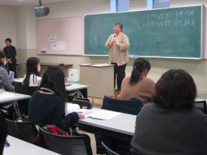 ※写真・学科長